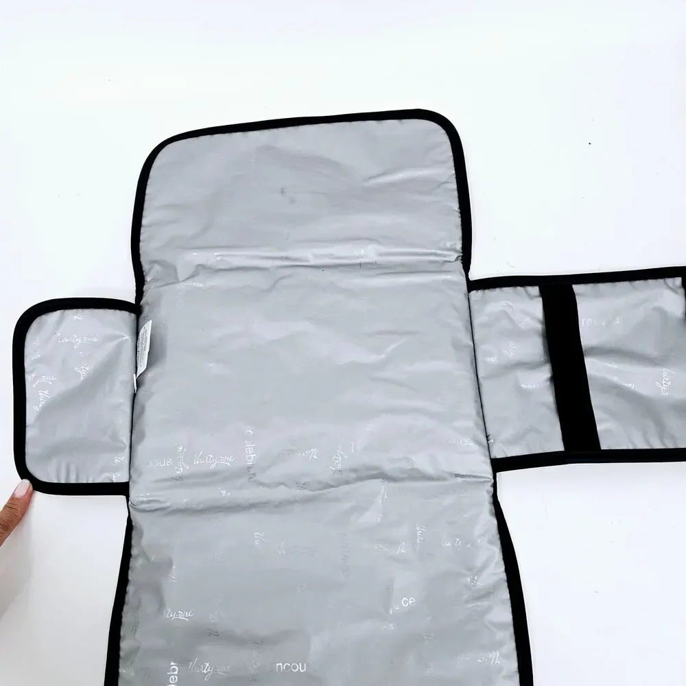 Thirty-One On the Go Changing Clutch Foldable Baby Diaper Changing Pad Black